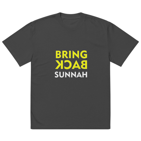 Bring Back Sunnah Oversized T-shirt