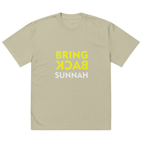 Bring Back Sunnah Oversized T-shirt