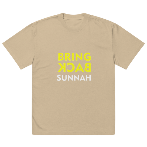 Bring Back Sunnah Oversized T-shirt