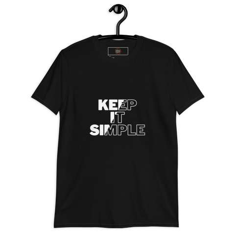 Keep It Simple Short-Sleeve Unisex T-Shirt