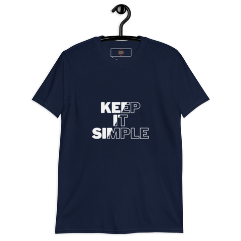 Keep It Simple Short-Sleeve Unisex T-Shirt